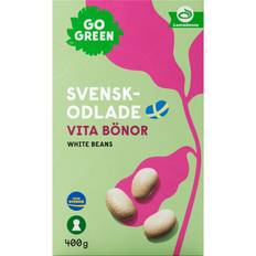 GoGreen Svenskodlade Vita Bönor 400g