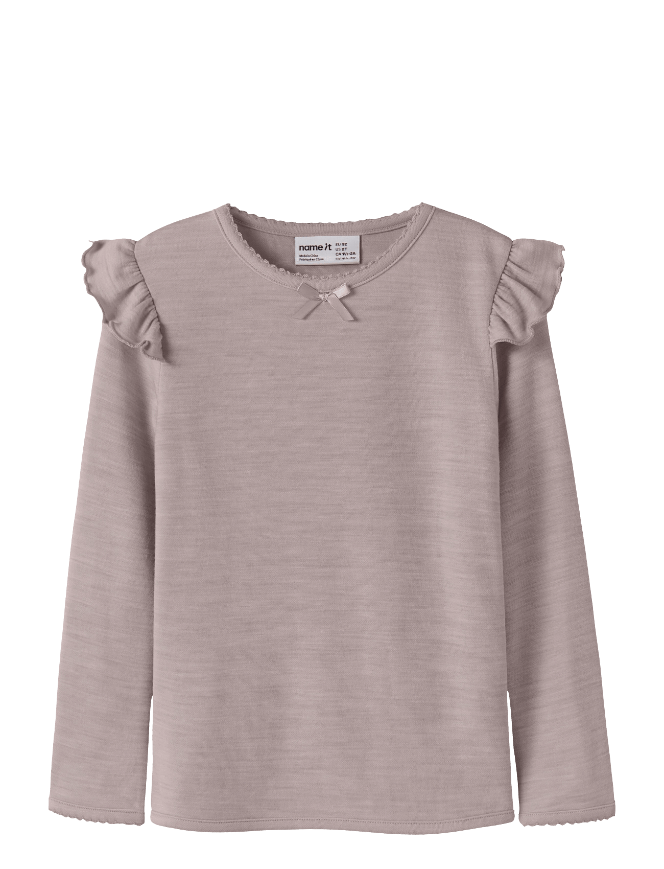 name it Nmfwyla Wo/Vi Ls Top - Purple - 98