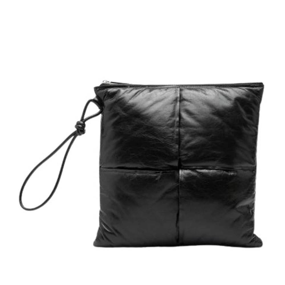 Bottega Veneta Vintage Pre-owned Vintage Læder Clutch - Vintage - Dame - Sort - ONE SIZE - Læder