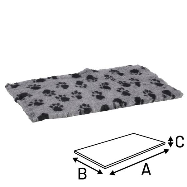 Fäll Boris grå med svarta tassar 55,5cm