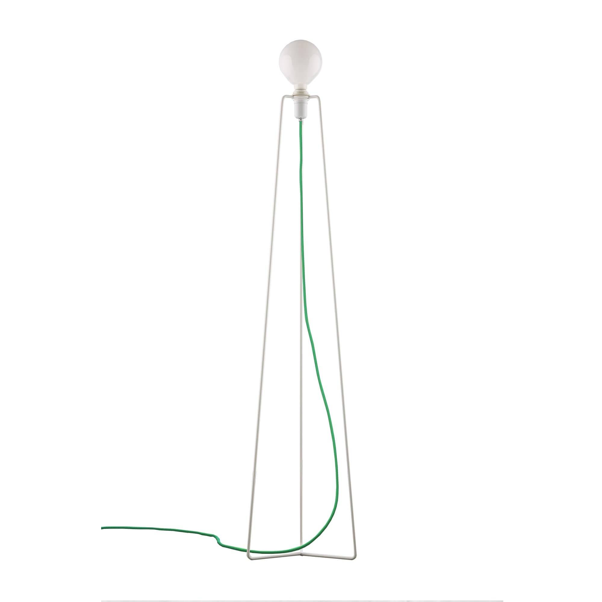 Model M3 gulvlampe fra Grupa Products - Hvid / Grøn