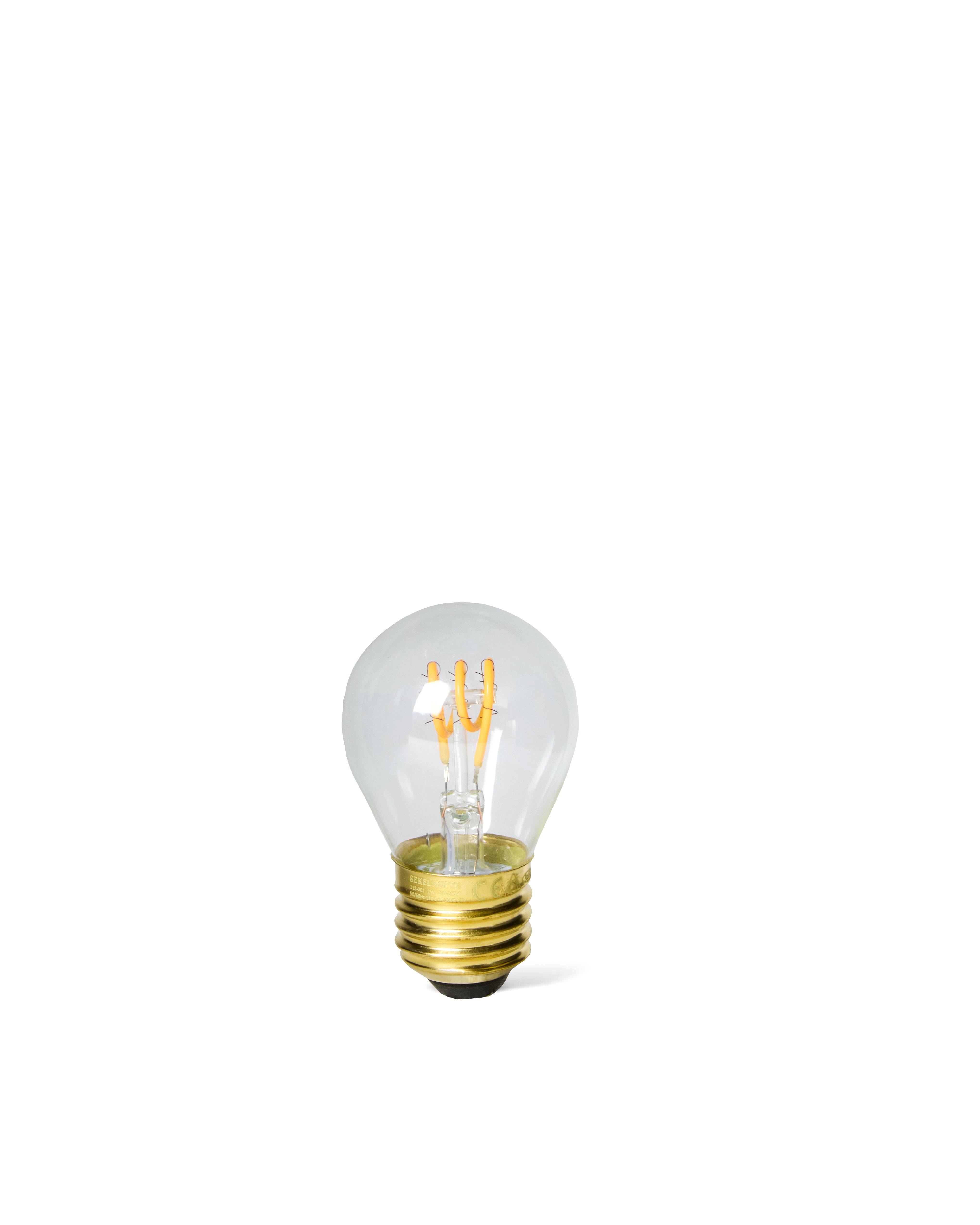 LED-pære Sekelskifte – Lille rund 45 mm 120 lm