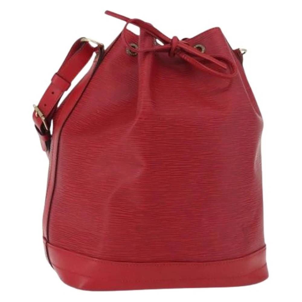 Louis Vuitton Vintage Pre-owned Noe Handbag - Vintage - Dame - Rød - ONE SIZE - Uld