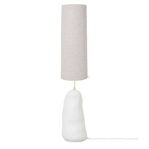 Hebe Gulvlampe Stor Hvid med Hvid Skærm