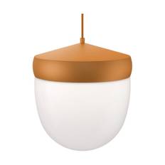 Noon Pan pendel frostet 30 cm Brun-okra