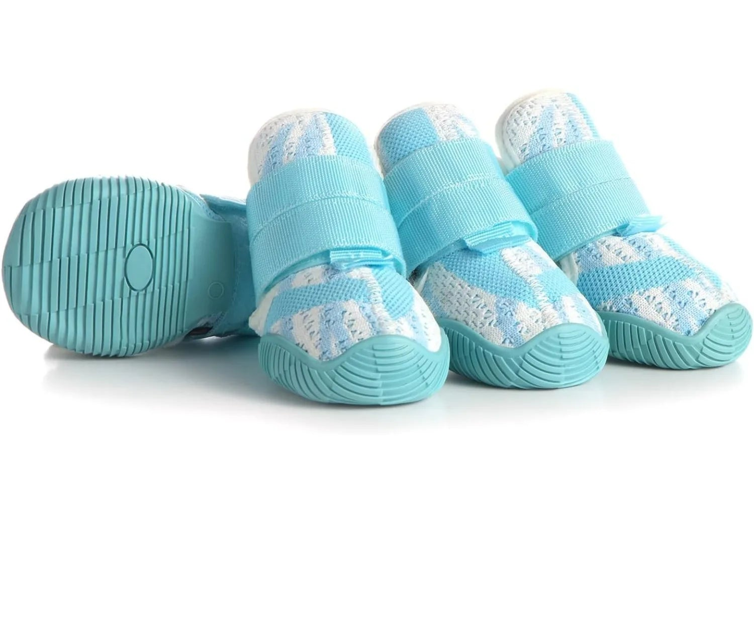 Summer Dog Boots for Hot Pavement Protection - Blue / Size5 (Size5)