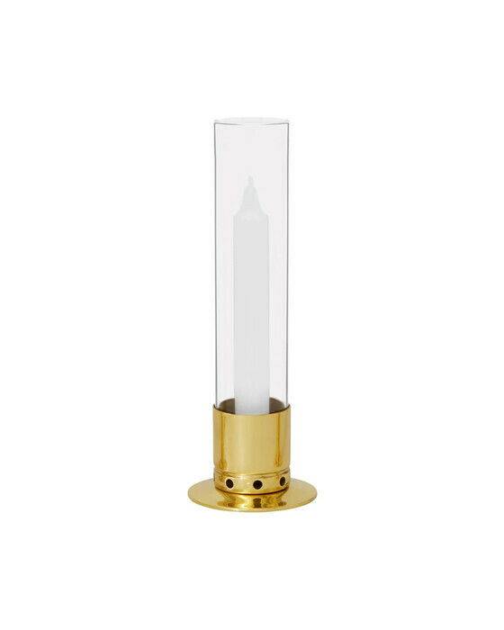 Kattvik Design Kattvik ljusstake mässing - Guld (Ø 5 cm x H 25 / Fotens diameter är 9 cm)