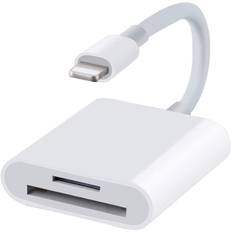 Lyn til SD-kortlæser iPhone Hvid - SD-kortlæser