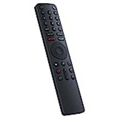 DERCLIVE Bluetooth Röstfjärrkontroll Ersätter Smart Remote Control för Mi Smart 00A TV Box (MI TV 4S 4A)