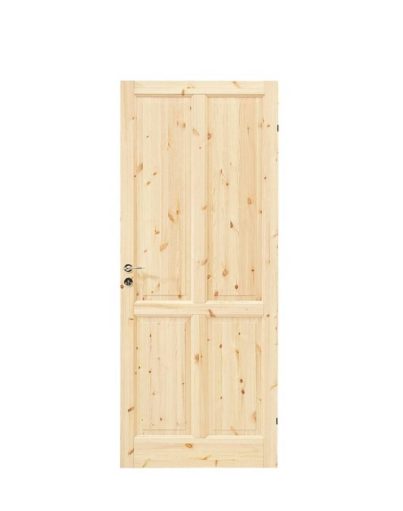 Dooria dør Dannebrog ubehandlet fyr 825x2040 mm 9x21
