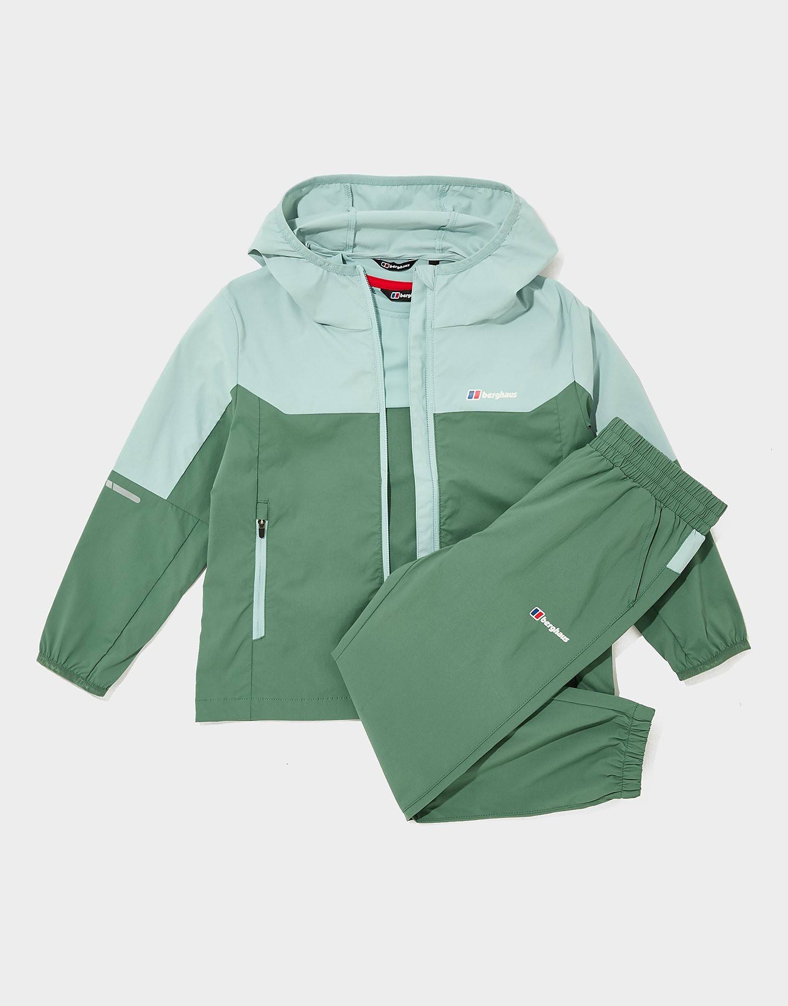 Berghaus Theran 3-Piece Set Children, grön - 3-4Y