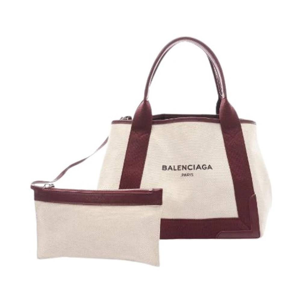 Balenciaga Vintage - Pre-owned Navy Cabas S Tote Bag Vintage - Dam - ONE Size - Läder