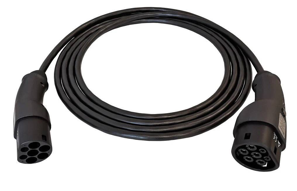 Metron Laddkabel 20 A 13,8 kW 10 m med Tesla öppningsknapp
