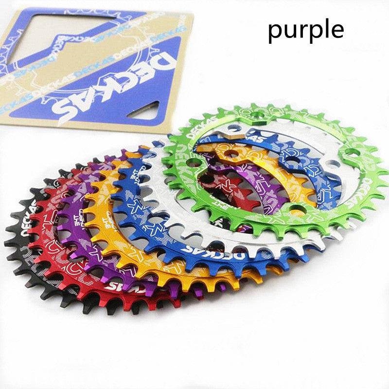 Mountain Bike Accessories Single Speed Disc Oval Disc - Purple / B