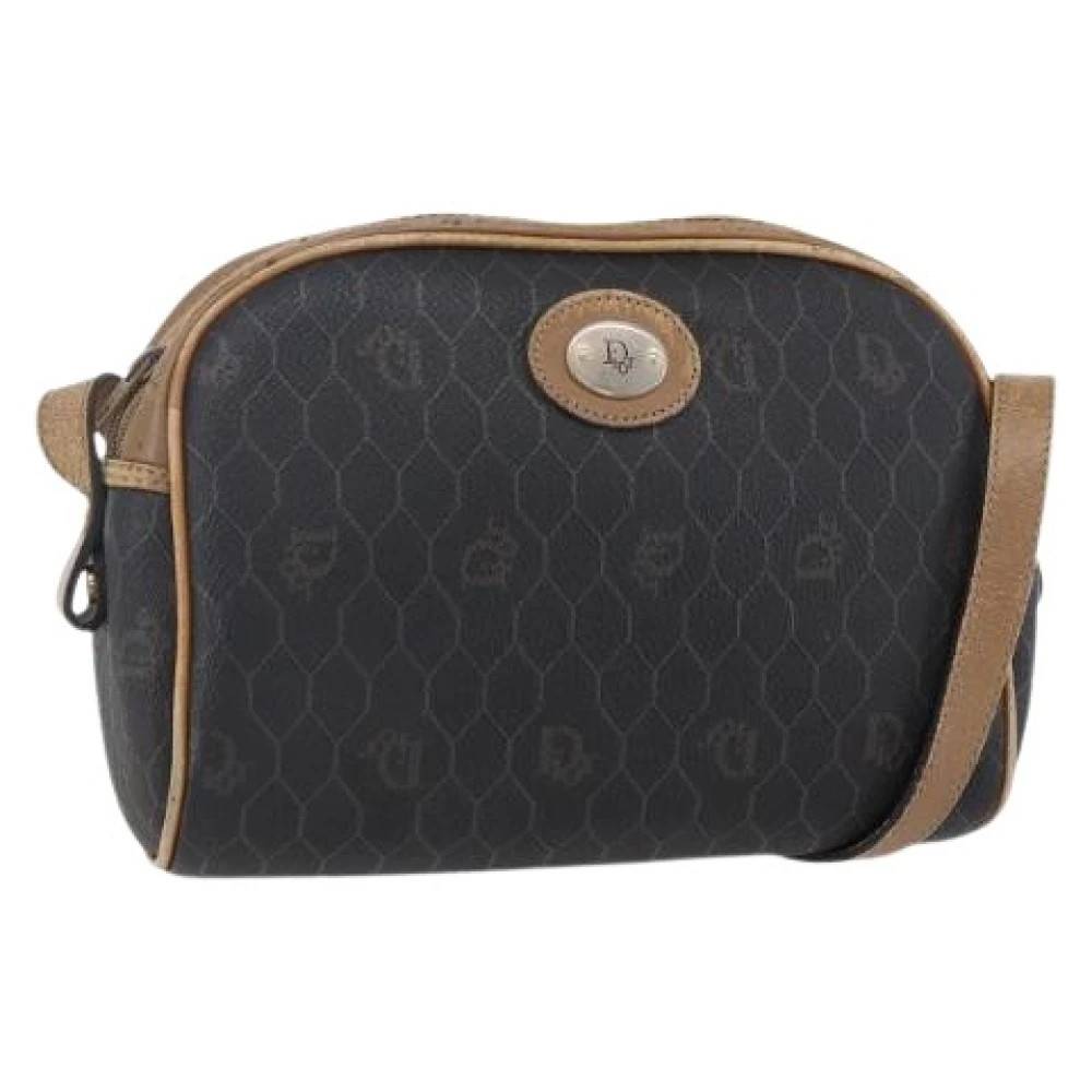 Dior Vintage Pre-owned Plastik Skuldertaske - Vintage - Dame - Sort - ONE SIZE - Uld