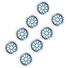 Inline rullskridskor Speed Wheel Brush Street Racing Wheel, hög elasticitet 85A, 8Pack, 90mm, 100mm, 110mm,Blue,100mm