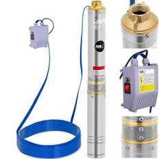 Dykpumpe til dyb brønd STAL 750 W 6000 l/t op til 58 m
