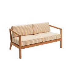 Skagerak Virkelyst 2-Seater Teak (Golden Yellow Stripe)