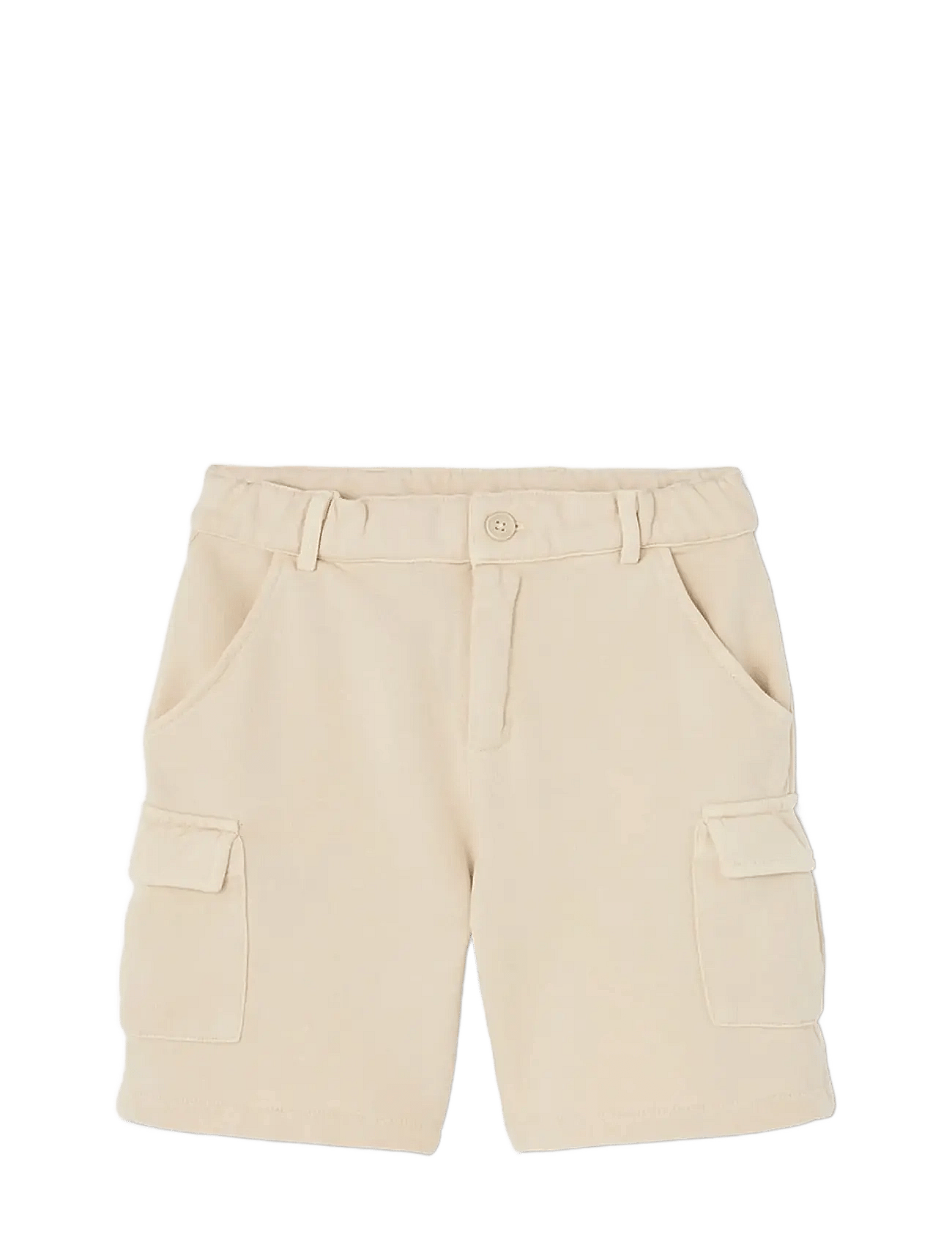 Boboli Fleece Bermuda Shorts For Boy -Bci - Cream - 110