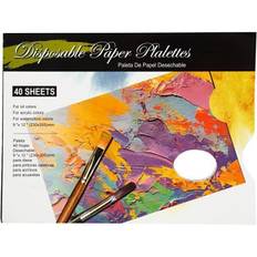 Paper paint palette 31 x 23 cm - Pad of 40 sheets