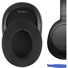 Geekria Sport kylgel ersättningsöronkuddar för Sony WH-CH700N, WH-CH710N hörlurar öronkuddar, headset öronkuddar, öronkuddar, öronkåpor, reparationsdelar (svart)