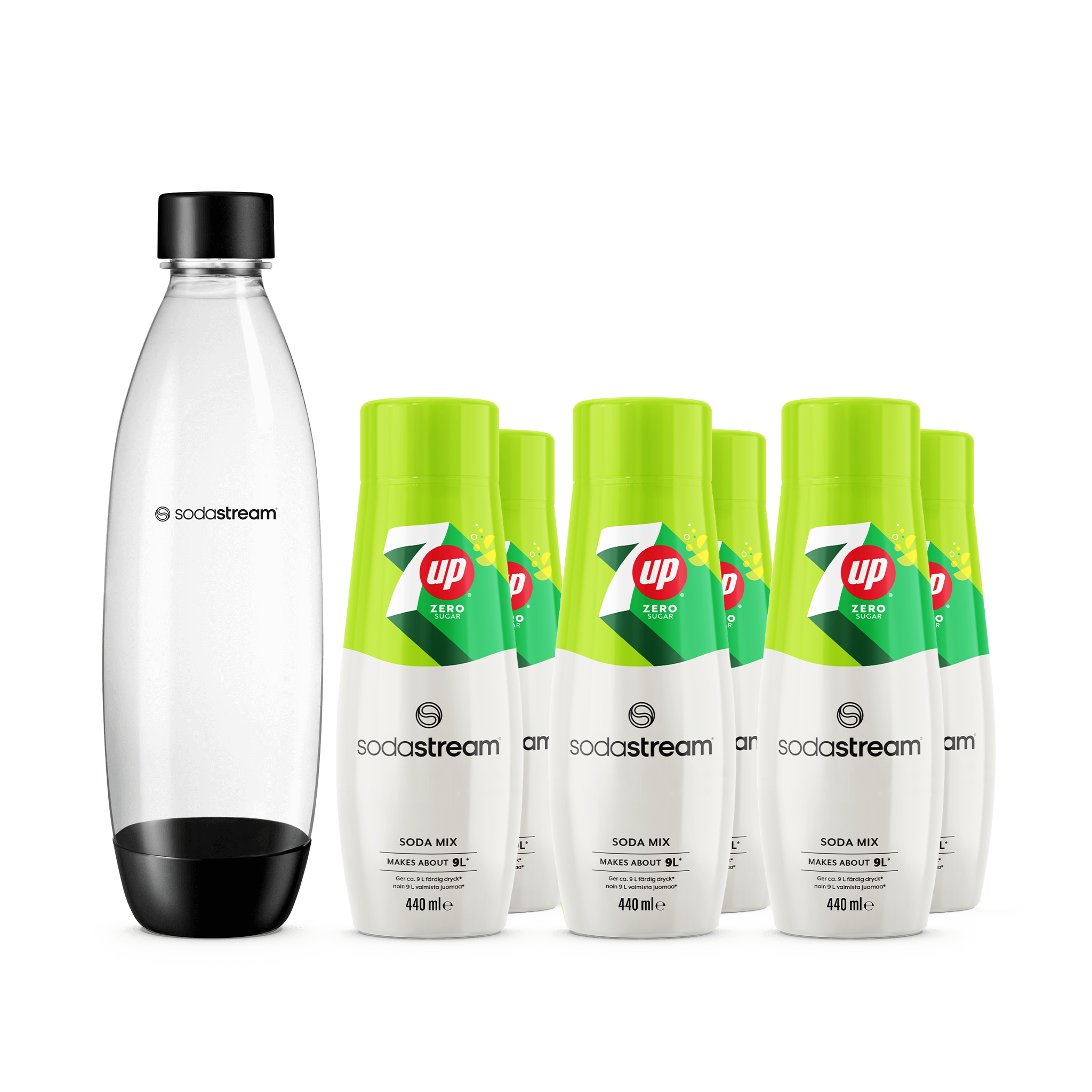 SodaStream 6-pack 7UP Zero