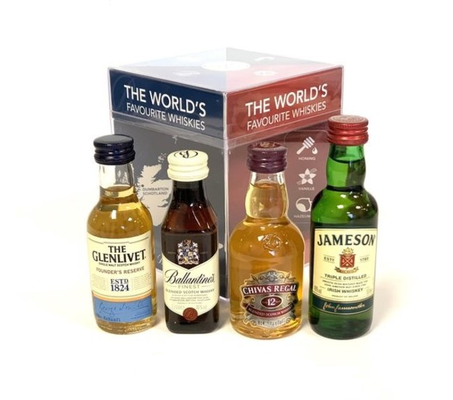 The World's Favourite Whiskies 4x5 cl. | 20 CL.
