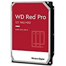WD Red Pro interne Festplatte 6 TB (3,5 Zoll, NAS Festplatte, 7.200 U/min, 256 MB Cache, SATA 6 Gbit/s, NASware-Technologie, für NAS-Systeme im Dauerbetrieb, stoßfest) rot