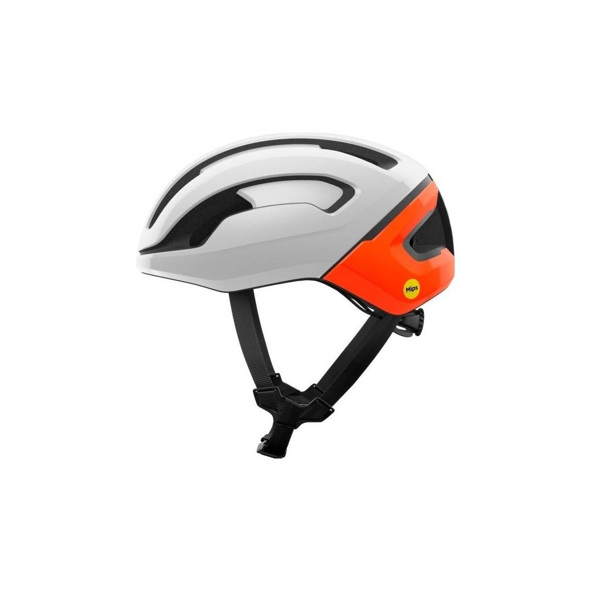 Cykelhjälm POC Omne Air MIPS Hydrogen White/Fluorescent Orange (L)