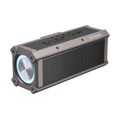 BlitzWolf® BW-WA3 100W bluetooth Speaker Portable Speakers Quad Drivers Dual Diaphragm Deep Bass RGB Light TWS 5000mAh Outdoors Wireless Speaker - Black