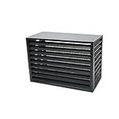 Air Conditioning Cover Air Conditioner Fence Screen, Condensing Unit Protective Cover, Waterproof Dust Proof Window Ac Protective Cover, Aluminum Outdoor Privacy Ac Covers