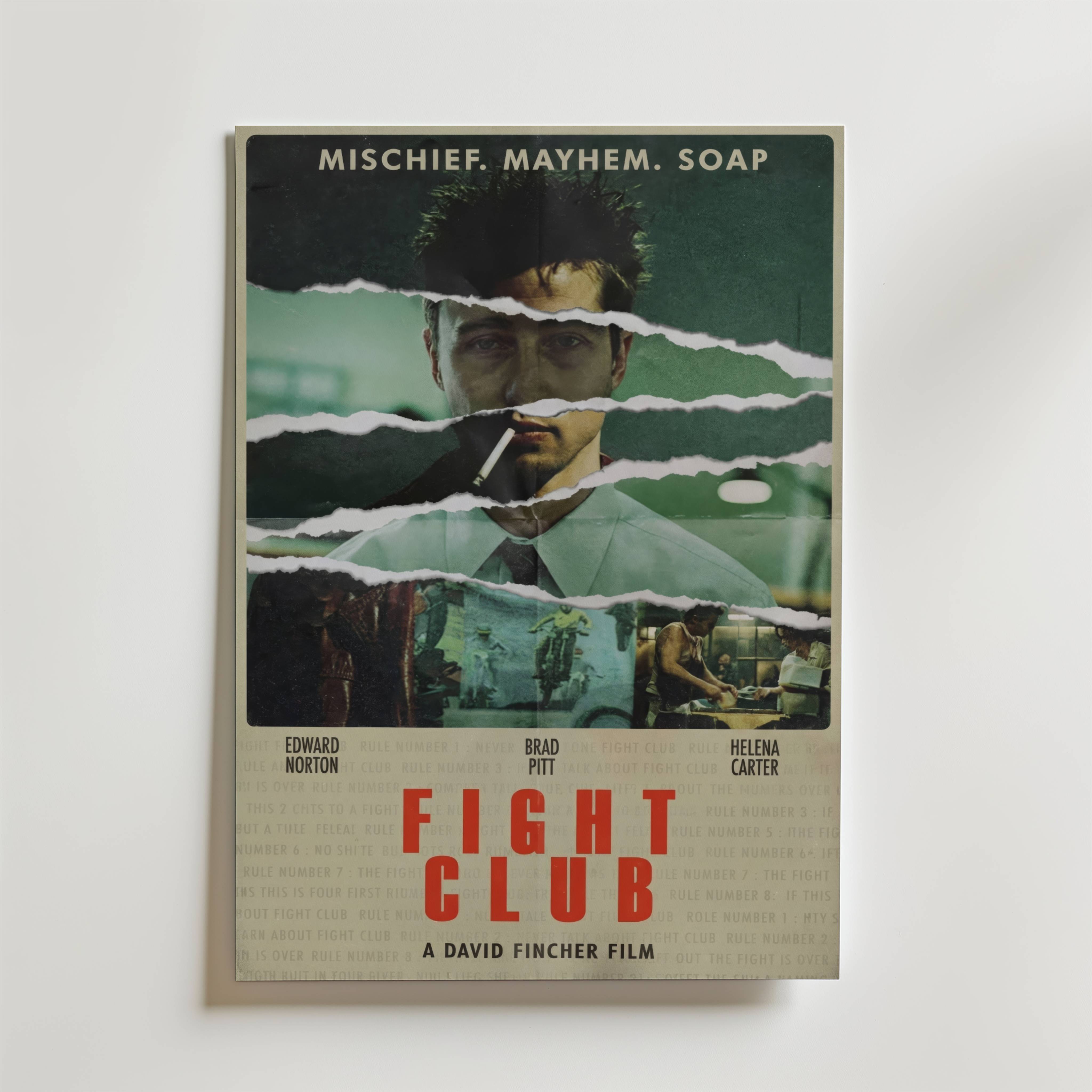 Fight Club Poster - Fine Art Poster 50x70 cm