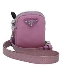 Prada Vintage Pouch Stl. - Necessär Från Magasin - Pink (W 6cm x H 9cm x D 1.5cm)