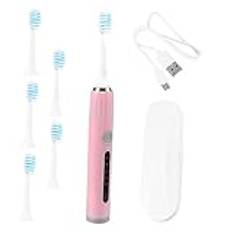 minkissy 1 Set elektrisk tandborste eltandborstar för barn bärbar tandborste resetandborstar toothbrush eltandborste borstar tandborste plast tandborste mjuk päls rengöringsborste AbS rosa