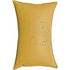 Örngott Vattentäta Pillow Cases för Bed Rektangel Kuddöverdrag Soffa Stor 60x90 Soffkuddar 40x60 Soffkudde 50x70 Dekorativa Kuddfodral 60x80 Örngott Dragkedja Kuddar Standard Utomhus(Yellow,50 x 70 cm