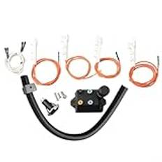JGmotorfi BBQ tändare kit för Weber 66355 tändarkit, knappsats brytare med kablar elektronisk tändare kit för Weber Genesis II 410-210-serien grillar