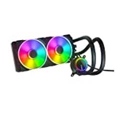 Fractal Design Celsius+ S28 Prisma PWM ARGB 280mm Silent Performance Slim Radiator AIO CPU Wasserkühlung, Liquid/Water Cooler