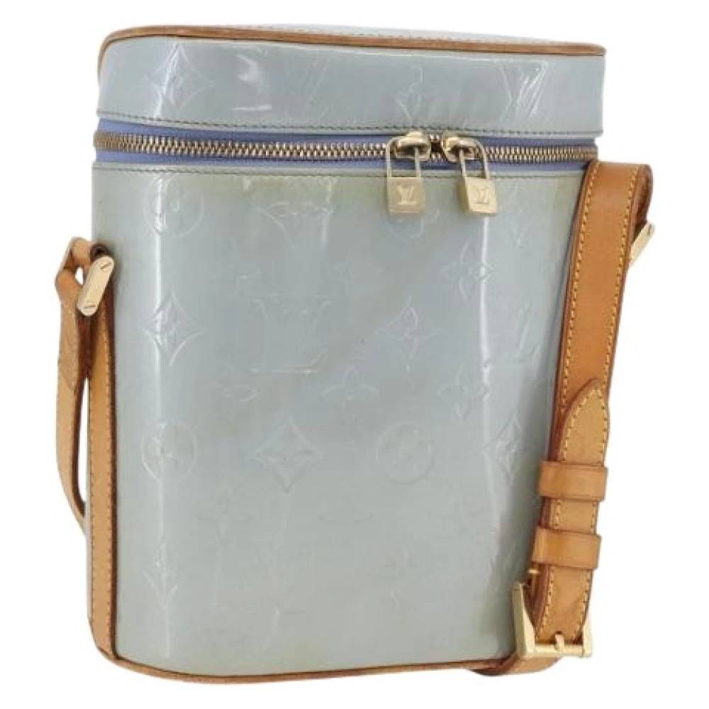 Louis Vuitton Vintage Pre-owned Lavande Patent Leather Skuldertaske - Vintage - Dame - Blå - ONE SIZE - Uld