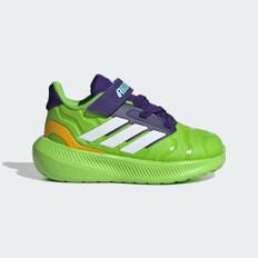 adidas Marvel Iron Hulk Runfalcon 5 børnesko - Semi Solar Green / Cloud White / Collegiate Purple - 26