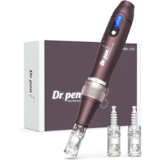Dr.Pen A10 Professional Wireless Microneedling Pen Justerbar Micro Needling Micro Needle Pen Microneedle maskin för hudvård - Blåröd (En-Storlek)