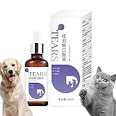 Cat Tear Stain Remover | Natural Tear Stain Reducer | Tear Stain Remover Solution | Eye Wash Drops | Cleans and Supports Sensitive Eye Area for Runny Eyes Red Itchy Tears