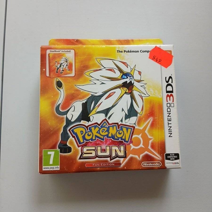 Pokémon Sun Fan Edition till Nintendo 3DS