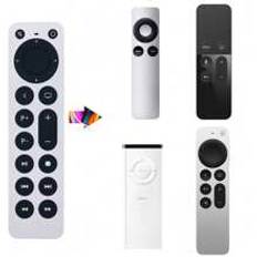 Ersättnings Apple Remote kompatibel med Apple Tv Remote Apple TV 4K/ Gen 1 2 3 4/ HD A2843 A2737 A2169 A1842 A1625 A1427 A1469 A1378 A1218, 1. Ersättn - Silver (En-Storlek)