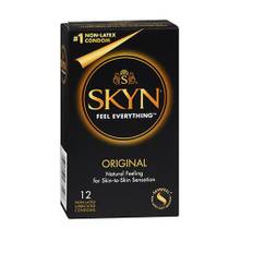 Lifestyles, Lifestyles Skyn Original Non-Latex Lubricated Condoms, 12 Each