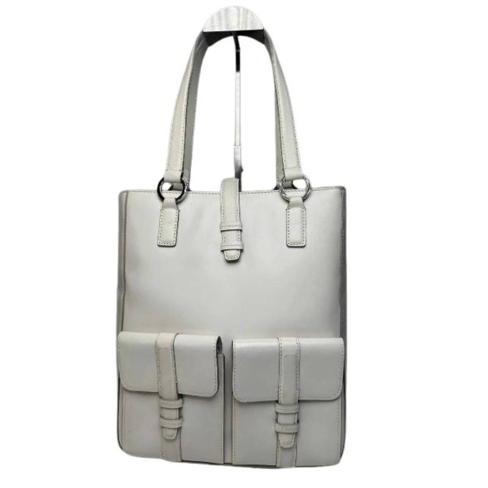Givenchy Pre-owned Pre-owned Læder Tote Taske - Vintage - Dame - Hvid - ONE SIZE - Læder