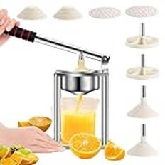 Juicer Manual, Manuell Juicer Hand Press - Manuell fruktpress vinpress - Kommersiell Heavy Duty Hand Juicer för Citron, Hand Press Citrus Juicer, Lime Squeezer