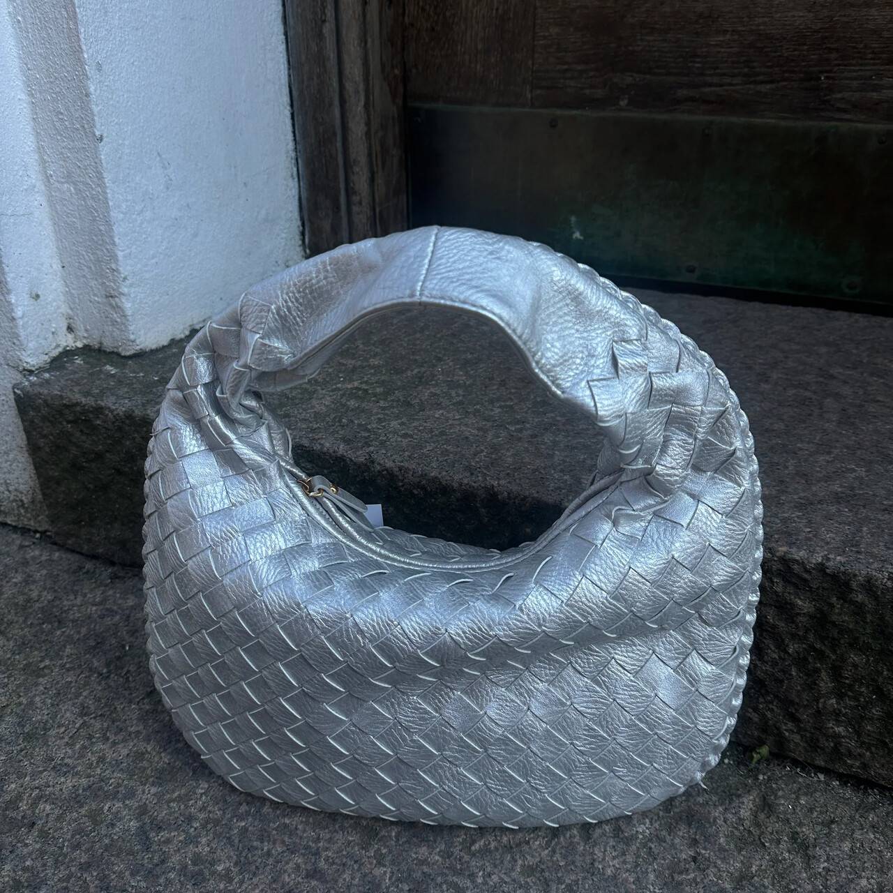 Pitaya Karla skuldertaske (Silver)