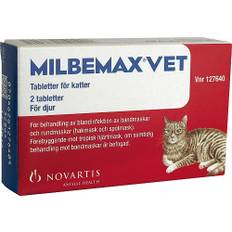 Milbemax Vet. Filmdragerad Tablett 16/40 mg, till katter - 2 st tabletter/frp