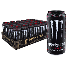Monster Energy Ultra Black (Sockerfri) 500ml - 24-pack