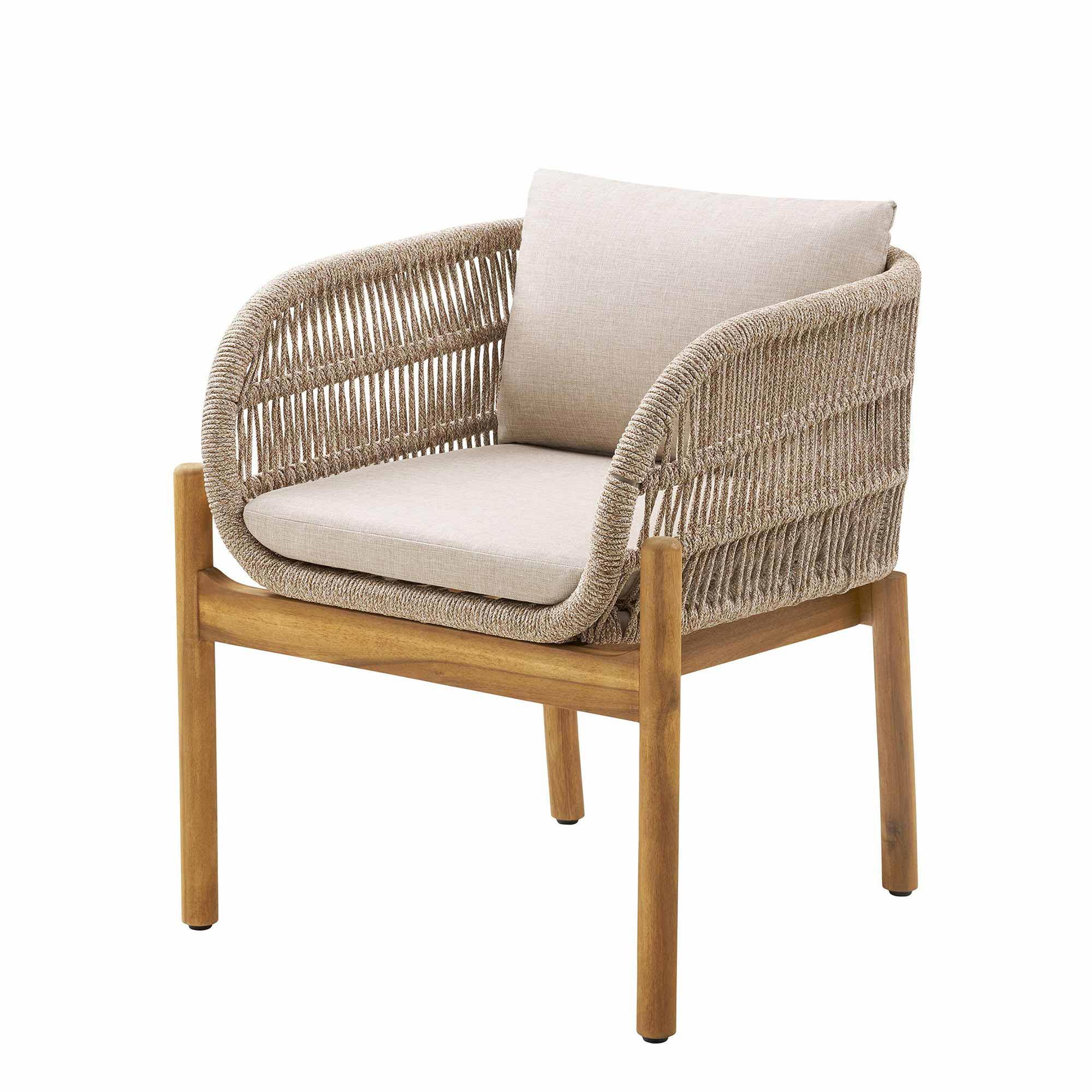 Udendørs stol Sperlonga, beige.